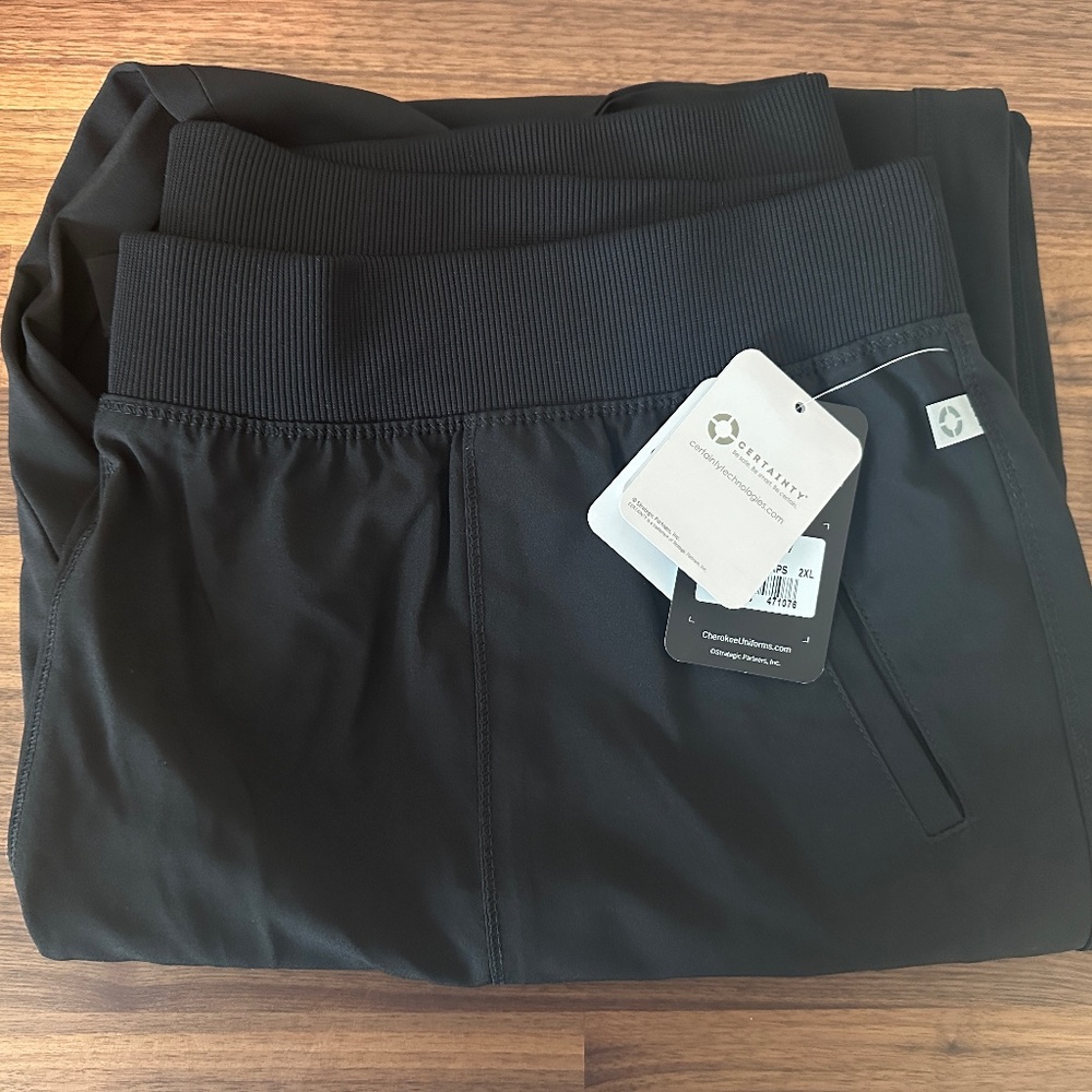 Infinity Cherokee Women's Black Scrub Pants - 2XL